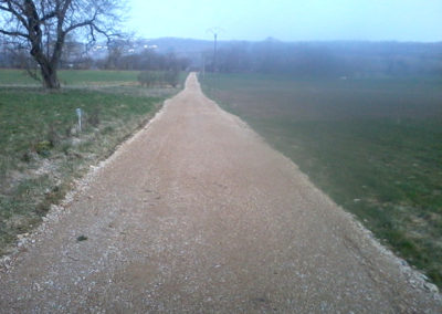 Création d'un chemin communal dans le Doubs, Besançon, Saint Vit, Ornans, Baume les dames