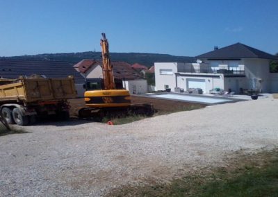 Terrassement maison Doubs, Besancon, Saint Vit, Ornans, Baume les dames